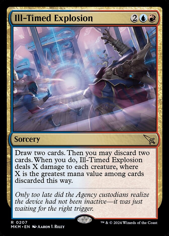 Ill-Timed Explosion card front