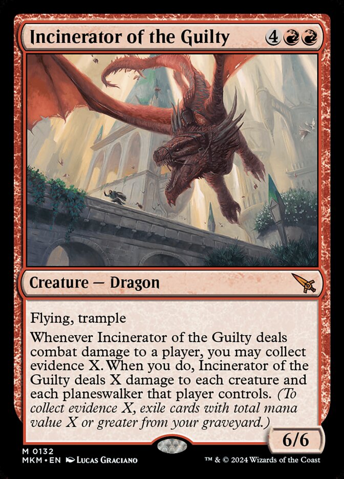 Incinerator of the Guilty card front
