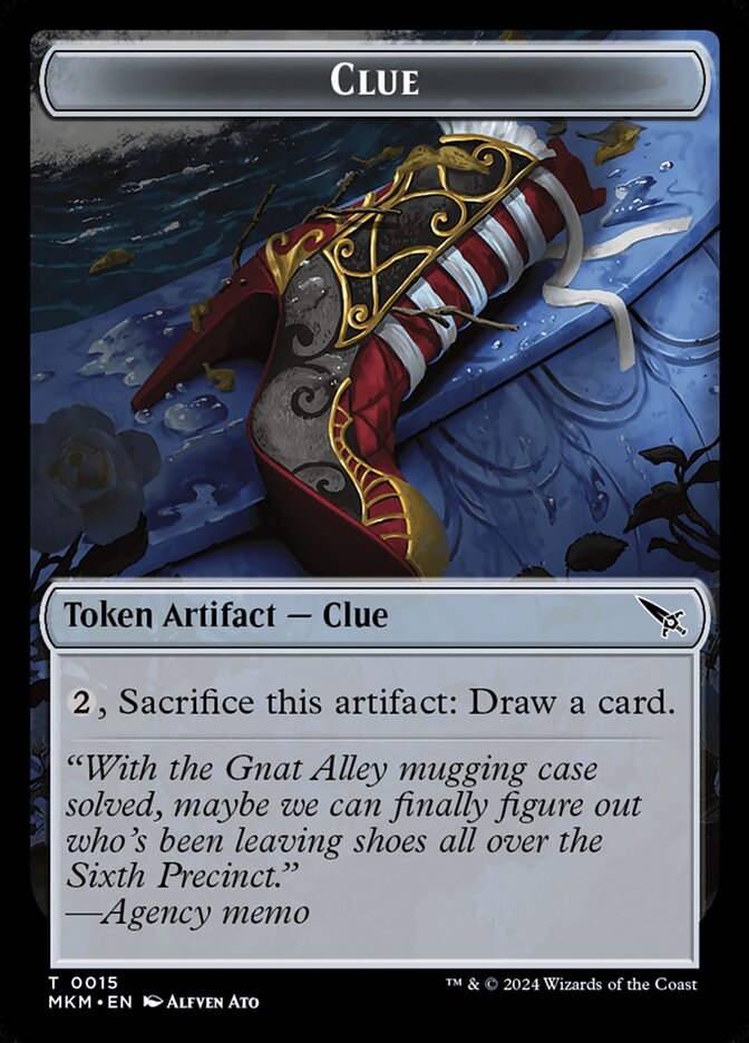 Clue card front