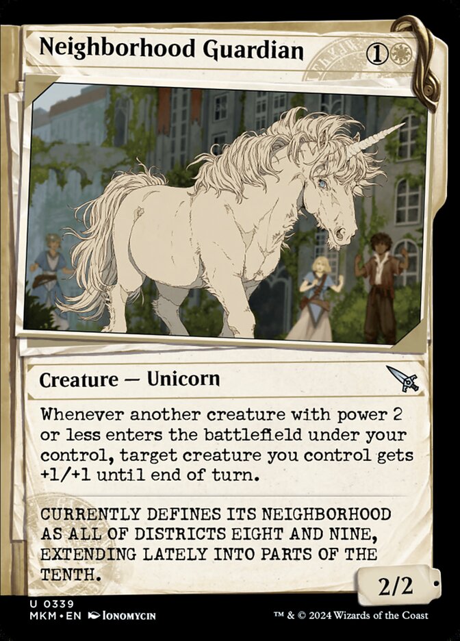 Neighborhood Guardian card front