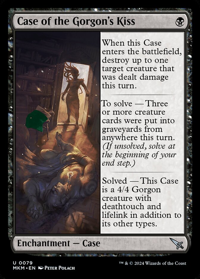 Case of the Gorgon's Kiss card front