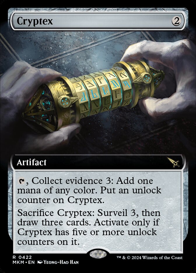 Cryptex card front