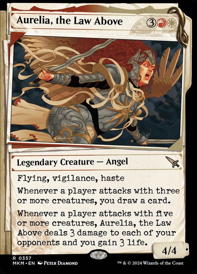 Aurelia, the Law Above card front