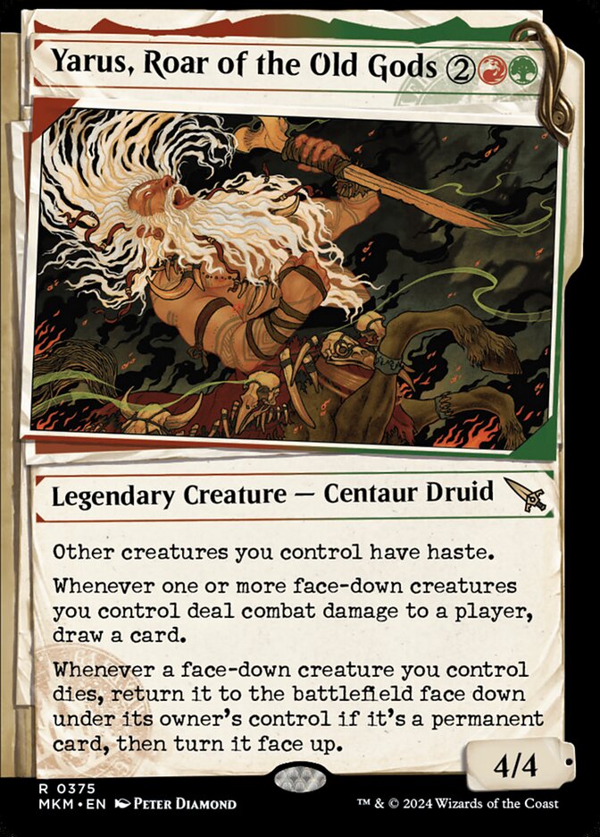 Yarus, Roar of the Old Gods card front