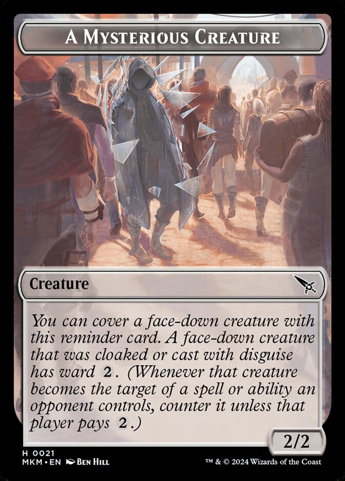 A Mysterious Creature card front
