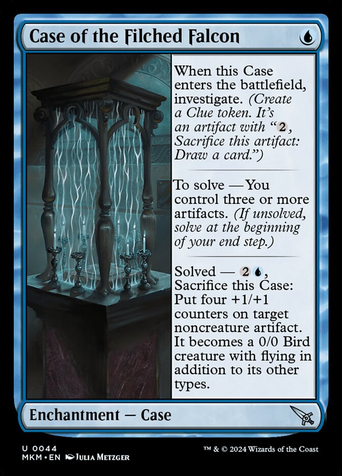 Case of the Filched Falcon card front