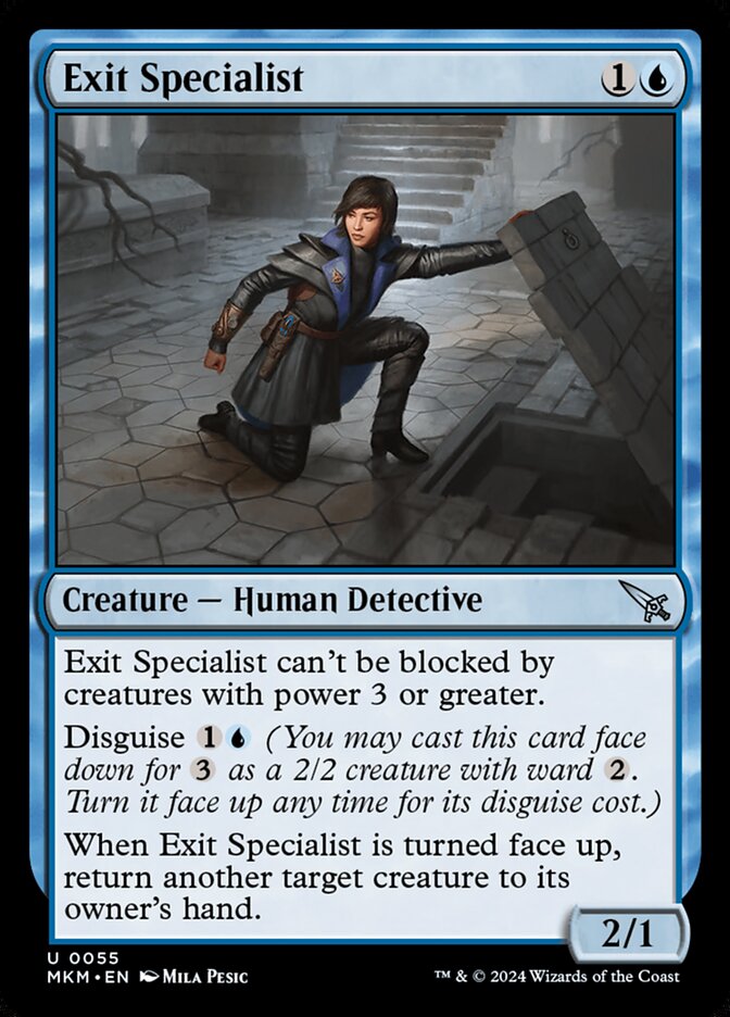 Exit Specialist card front