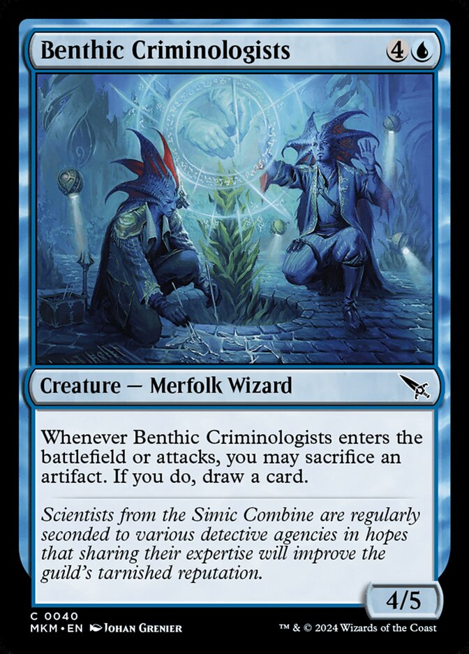 Benthic Criminologists card front