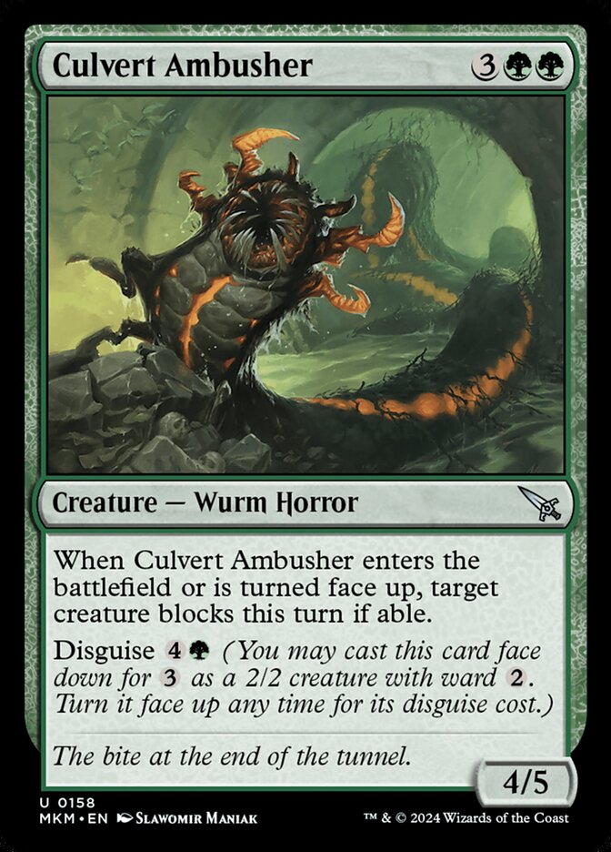 Culvert Ambusher card front