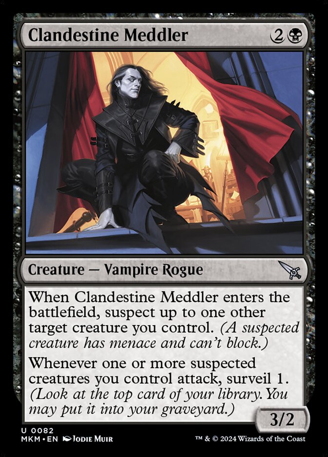 Clandestine Meddler card front