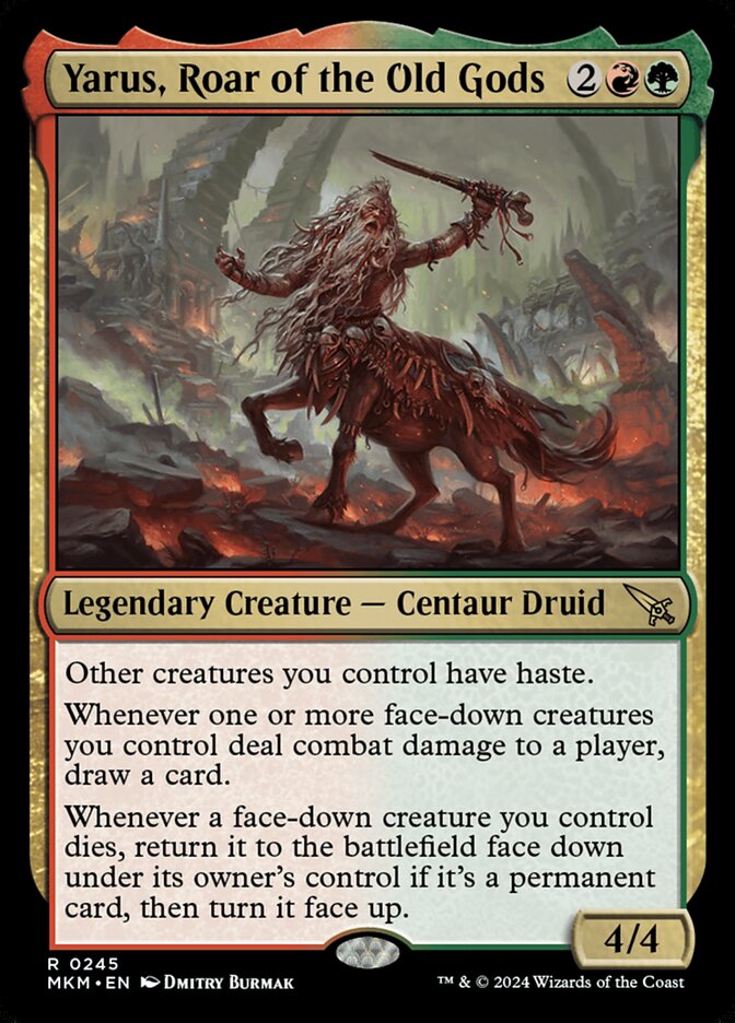 Yarus, Roar of the Old Gods card front
