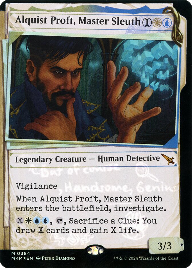 Alquist Proft, Master Sleuth card front