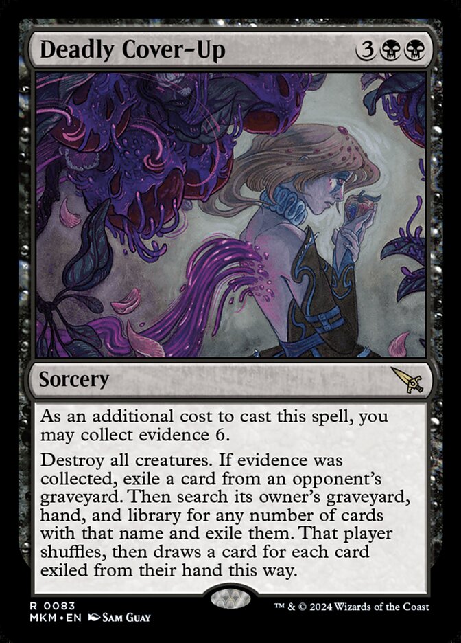 Deadly Cover-Up card front