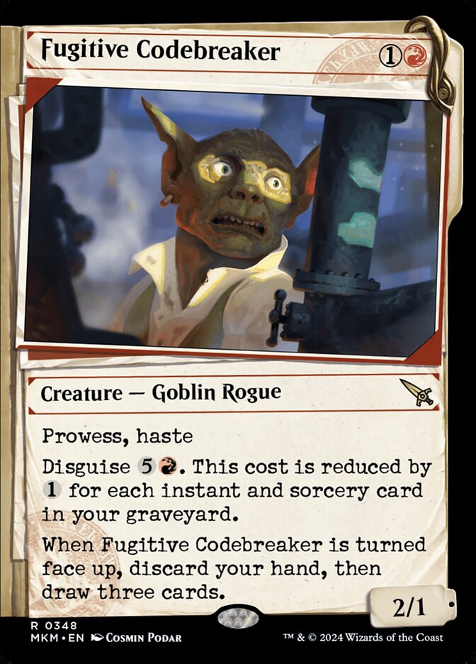 Fugitive Codebreaker card front