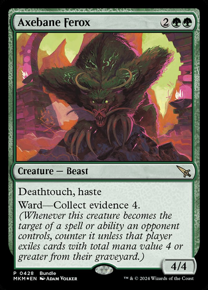 Axebane Ferox card front
