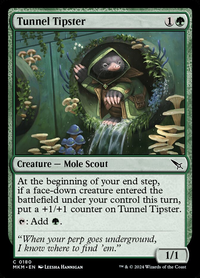 Tunnel Tipster card front