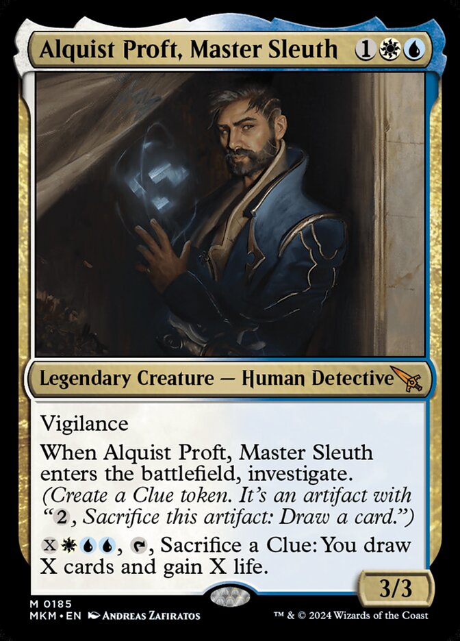 Alquist Proft, Master Sleuth card front