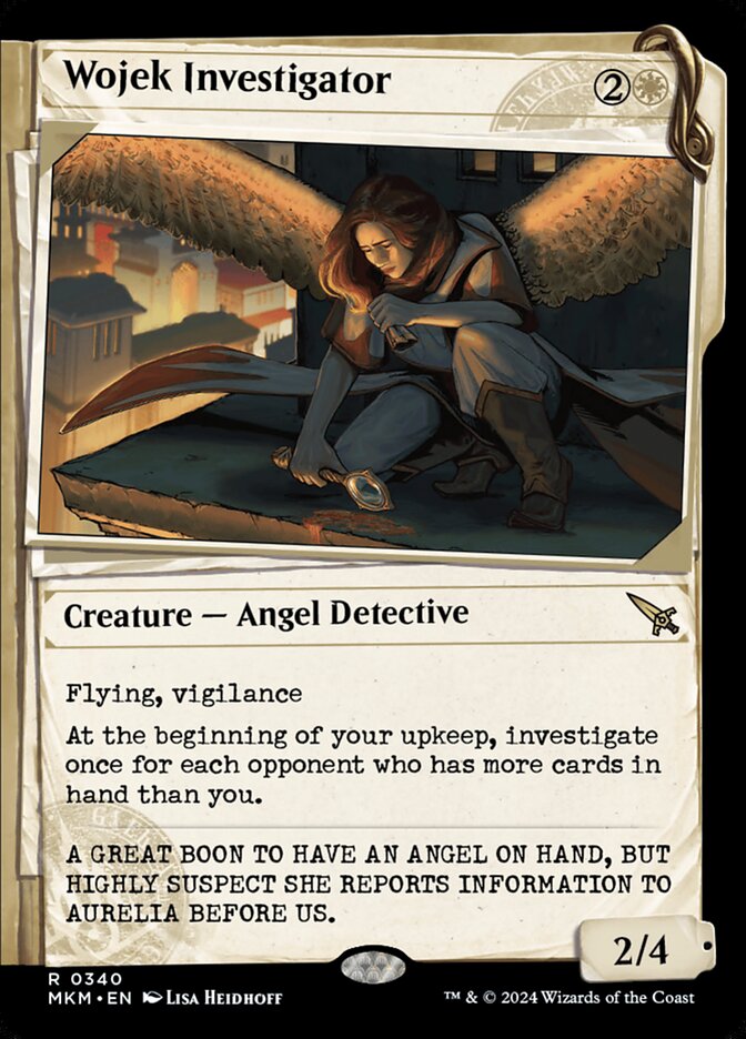 Wojek Investigator card front