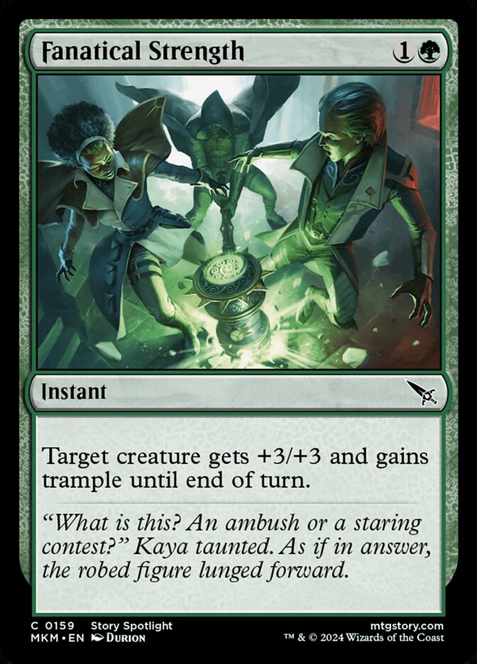 Fanatical Strength card front