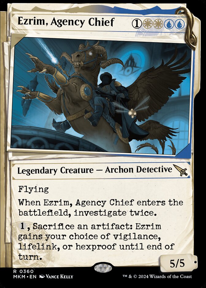 Ezrim, Agency Chief card front