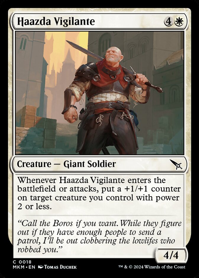 Haazda Vigilante card front