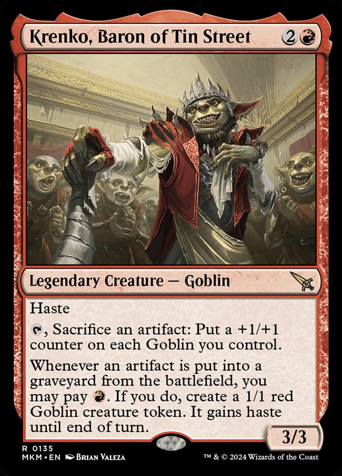 Krenko, Baron of Tin Street card front