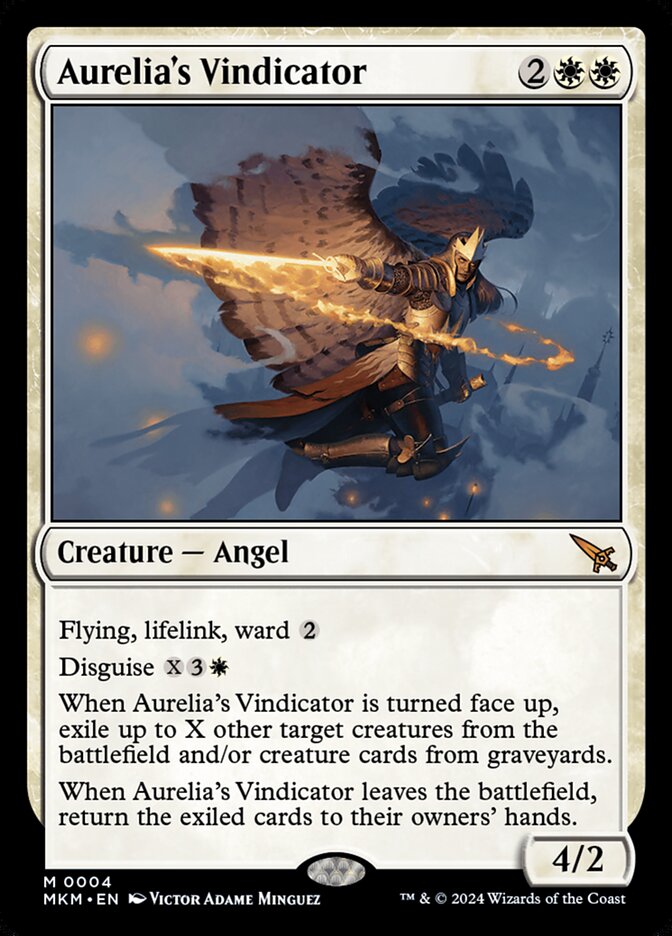 Aurelia's Vindicator card front