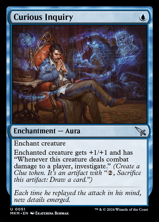 Curious Inquiry card front
