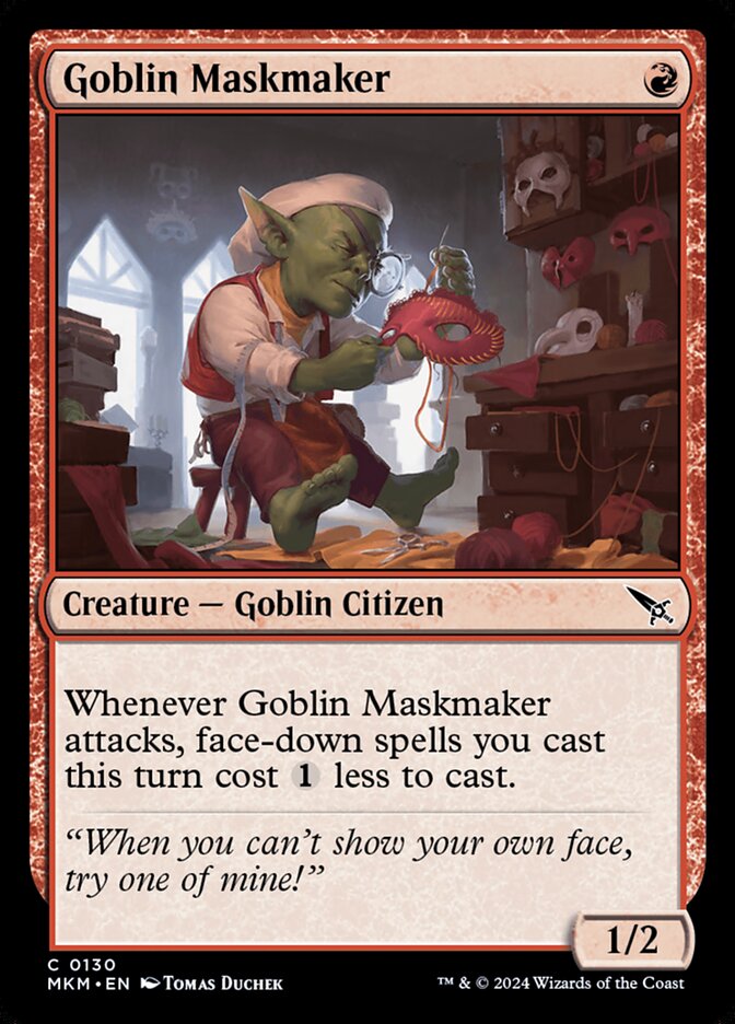 Goblin Maskmaker card front