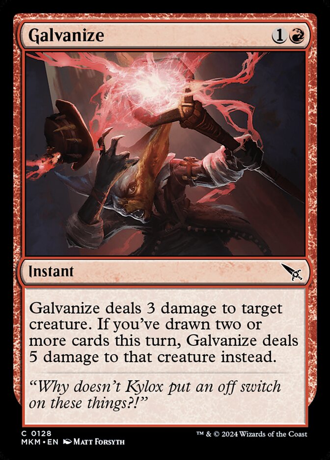 Galvanize card front
