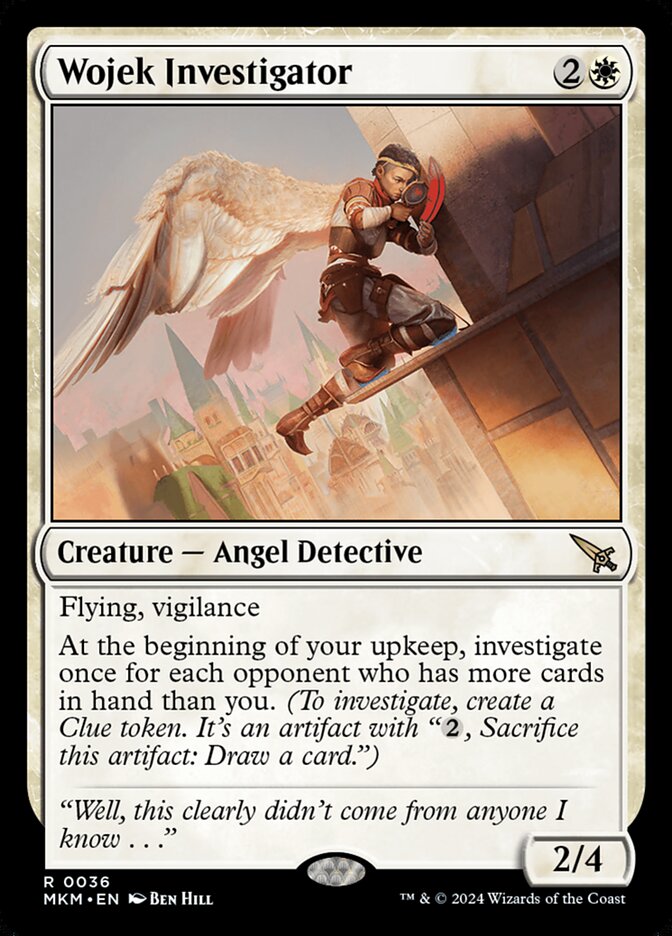 Wojek Investigator card front