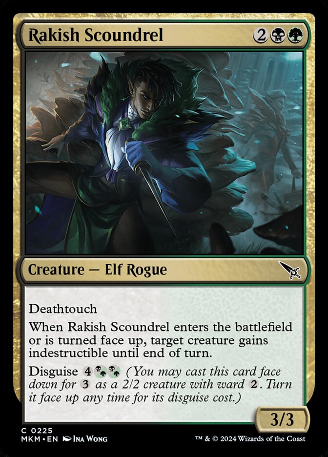 Rakish Scoundrel card front