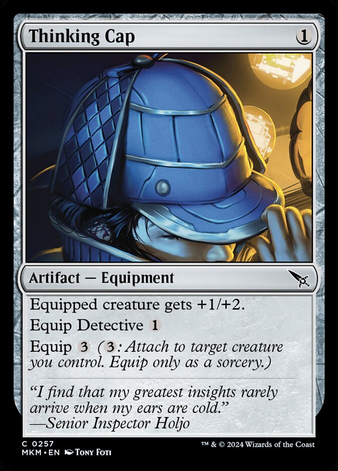 Thinking Cap card front