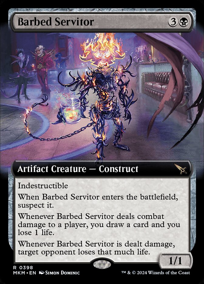 Barbed Servitor card front