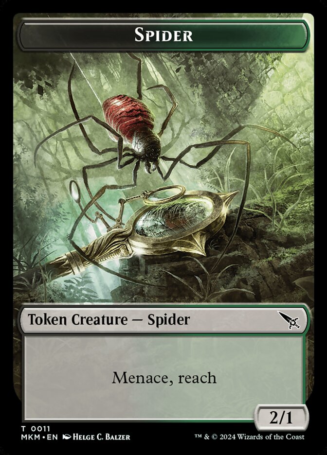 Spider card front
