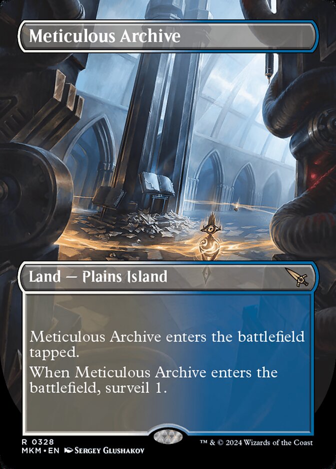 Meticulous Archive card front