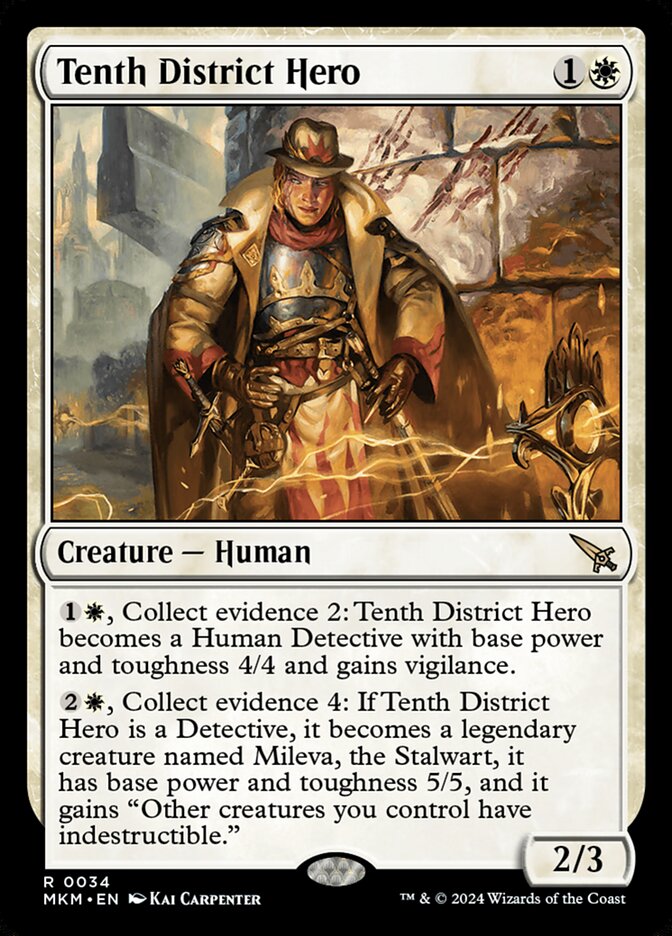 Tenth District Hero card front