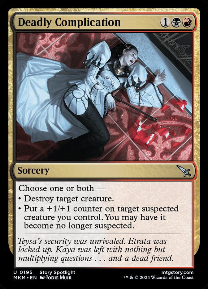 Deadly Complication card front