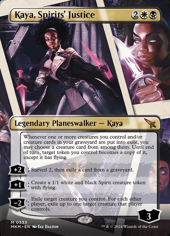 Kaya, Spirits' Justice card front