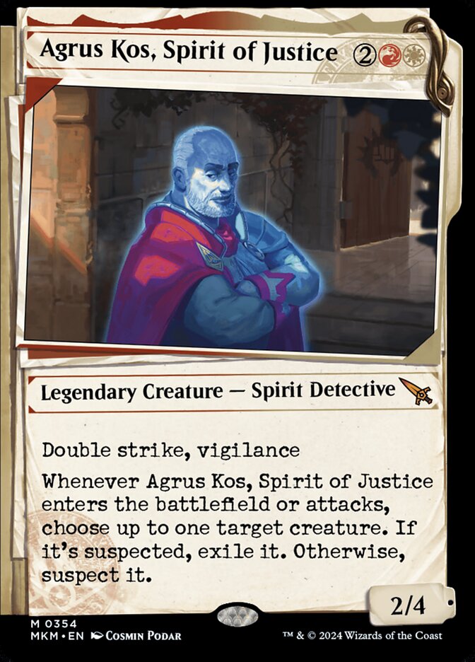 Agrus Kos, Spirit of Justice card front