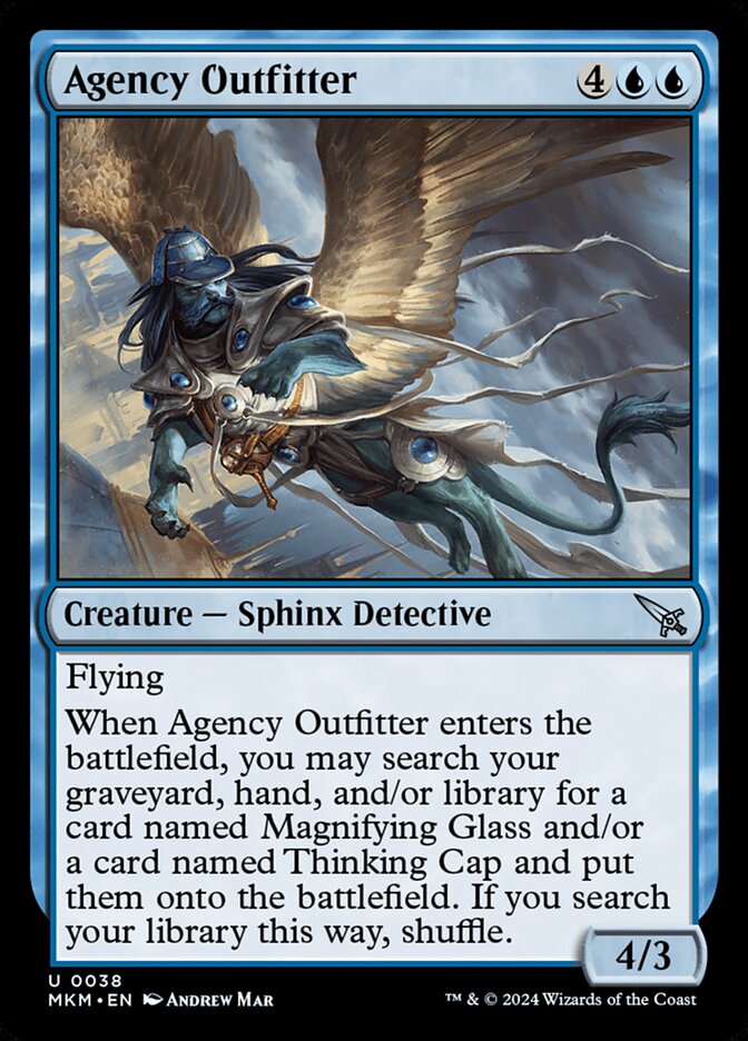 Agency Outfitter card front