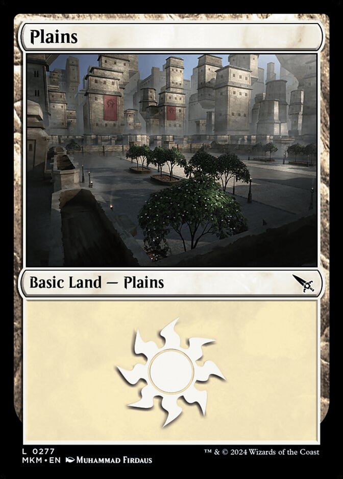 Plains card front