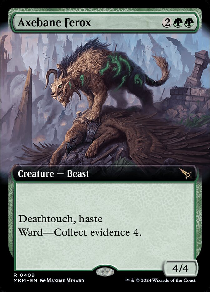 Axebane Ferox card front