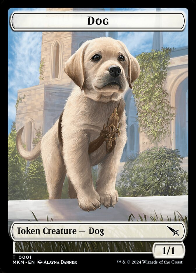 Dog card front