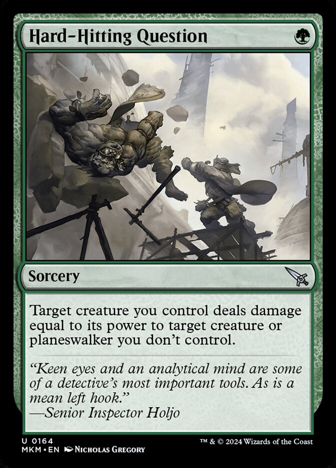 Hard-Hitting Question card front
