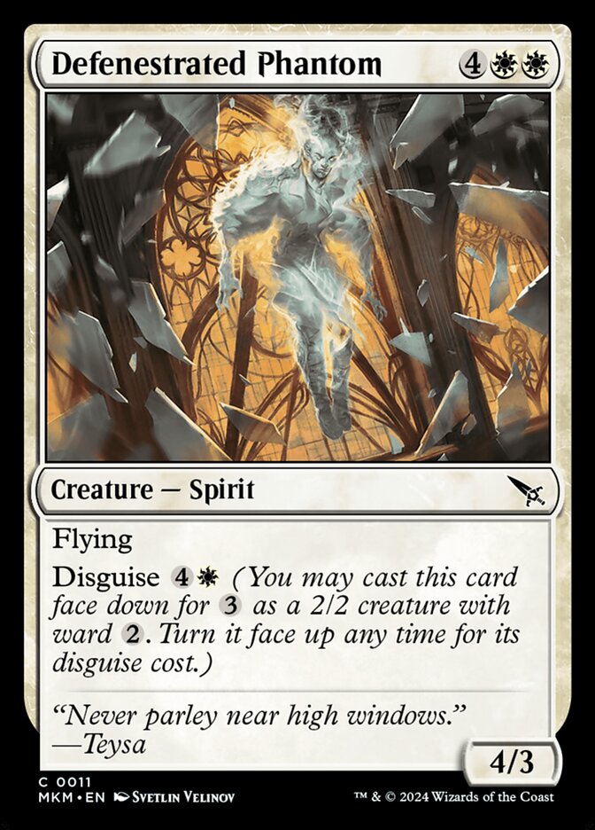 Defenestrated Phantom card front
