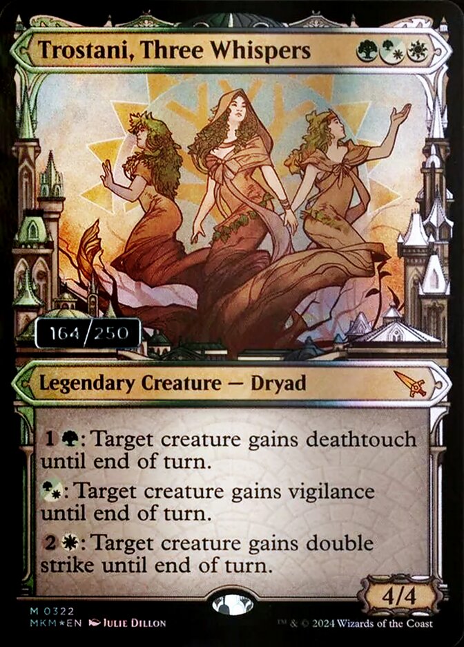 Trostani, Three Whispers card front