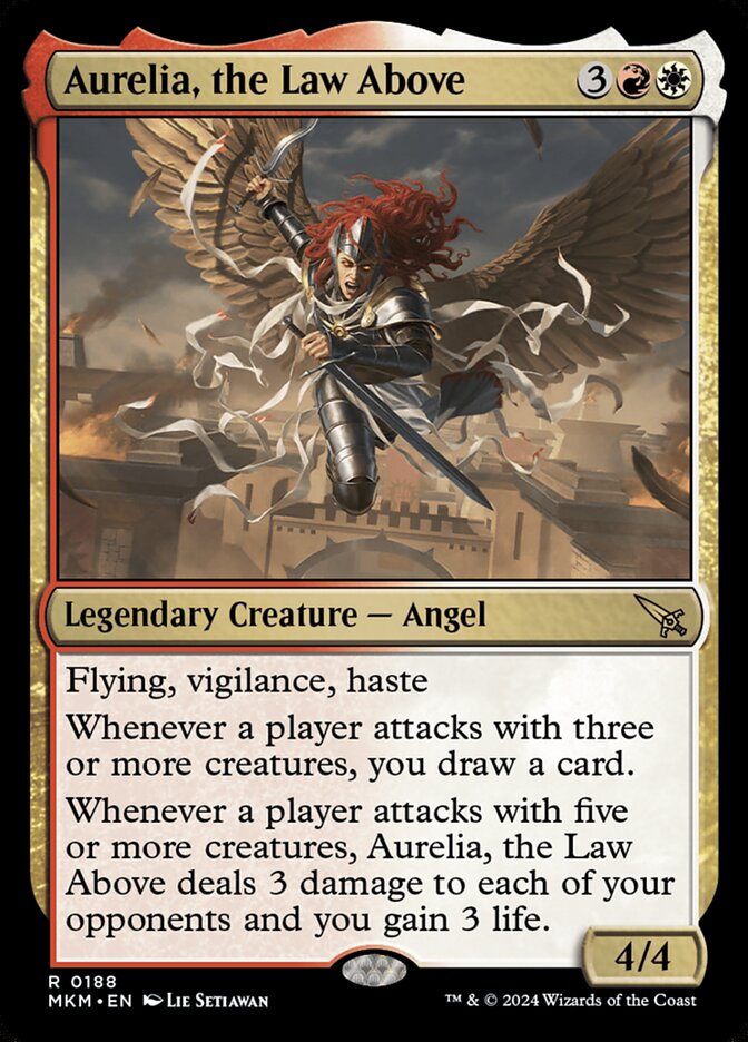 Aurelia, the Law Above card front