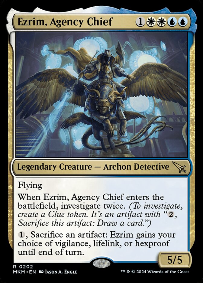 Ezrim, Agency Chief card front