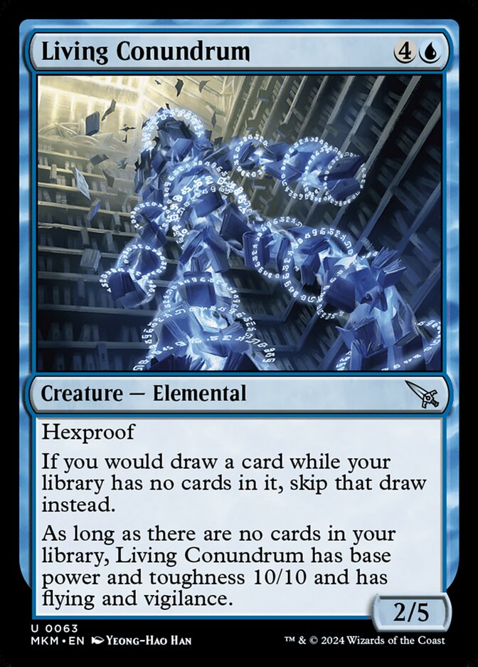 Living Conundrum card front